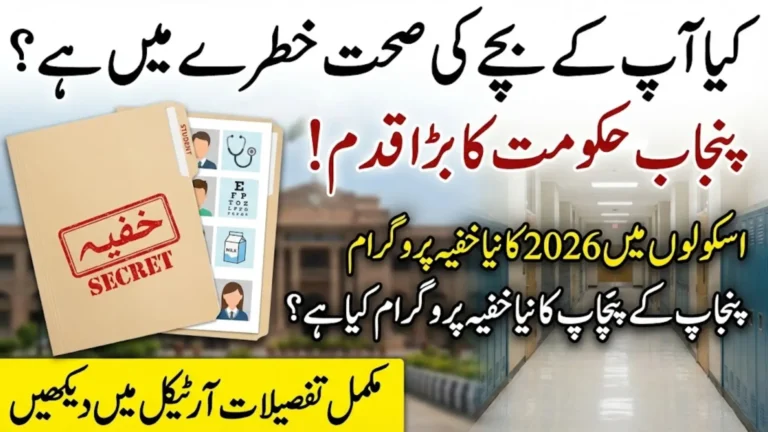 Punjab Government Officially Launches Comprehensive Health Profiling For All School Students In 2026